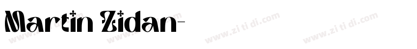 Martin Zidan字体转换